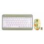 Беспроводной комплект клавиатура+мини-мышь G-Cube GRKFF-510SP, рисунок "Spring"